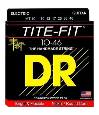 DR DR TITE-FIT™ - Nickel Plated Electric Guitar Strings: Medium 10-46