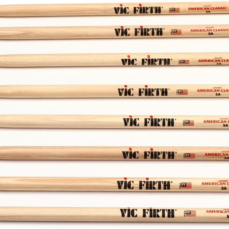 Vic Firth 5A Wood Tip, 4 Pack - Sims Music
