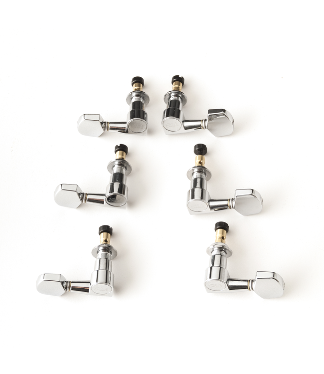 PRS S2/CE Low Mass Locking Tuners, Set of Six, Chrome