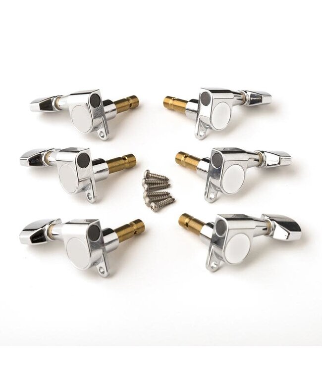 PRS Phase II Tuners, Set of Six, Chrome