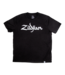 Zildjian Classic Black Logo Tee, Short Sleeve, Medium