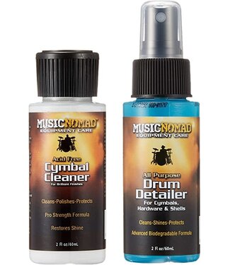 Music Nomad Music Nomad Drum & Cymbal Cleaner Combo Pack, 2oz Trial Size