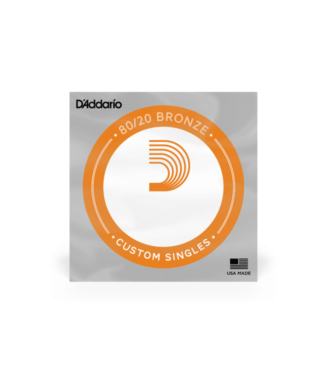 D'Addario BW030 Bronze Wound Acoustic Guitar Single String, .030