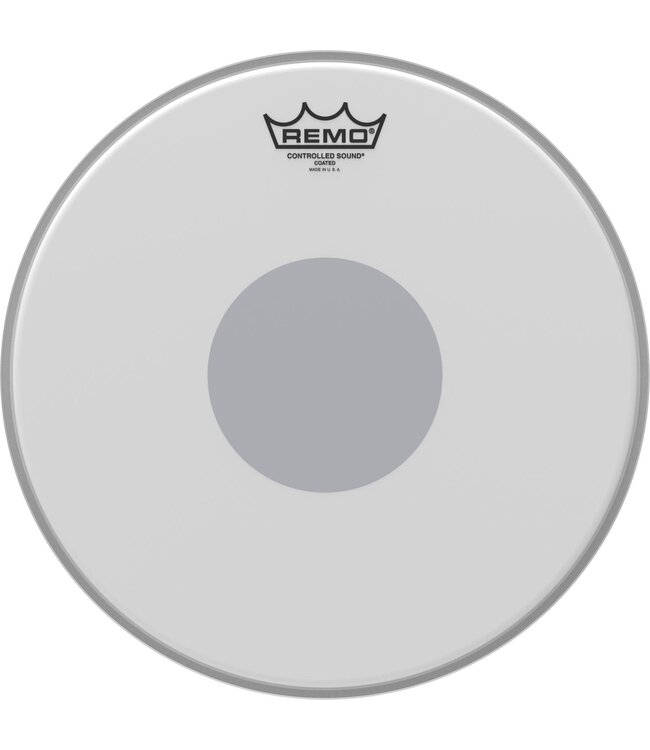 Remo 13" Controlled Sound Coated Black Dot Drum Head