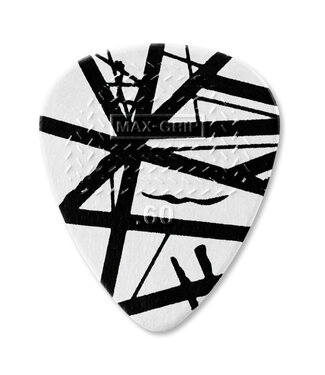 Dunlop Dunlop EVH White with Black Stripes Picks, 6-Pack