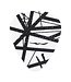 Dunlop Dunlop EVH White with Black Stripes Picks, 6-Pack