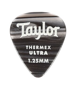 Taylor Taylor Premium 351 Thermex Ultra Picks, Black Onyx, 1.25mm, 6-Pack