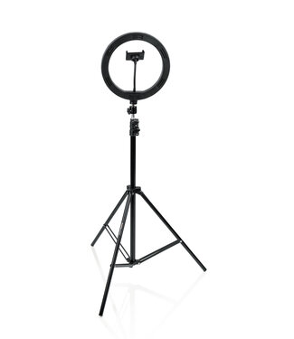 Gator Cases Frameworks Ring Light Round Base Tripod Stand W/ Phone Clamp