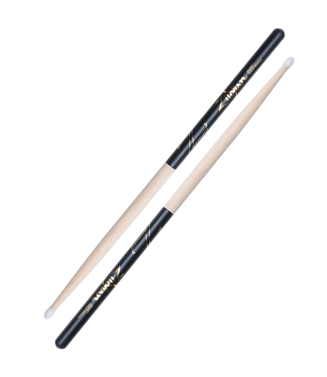 Zildjian Z5AND 5A Black Dip Nylon Tip Drumsticks