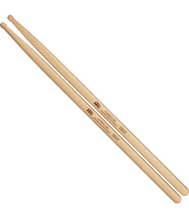 Meinl SB132 Hybrid 8A Drumsticks, Wood Tip
