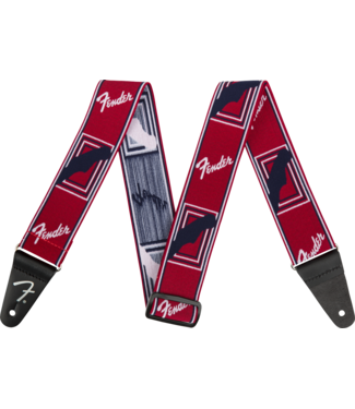 Fender Fender Weighless™ 2" Mono Strap, Red/White/Blue