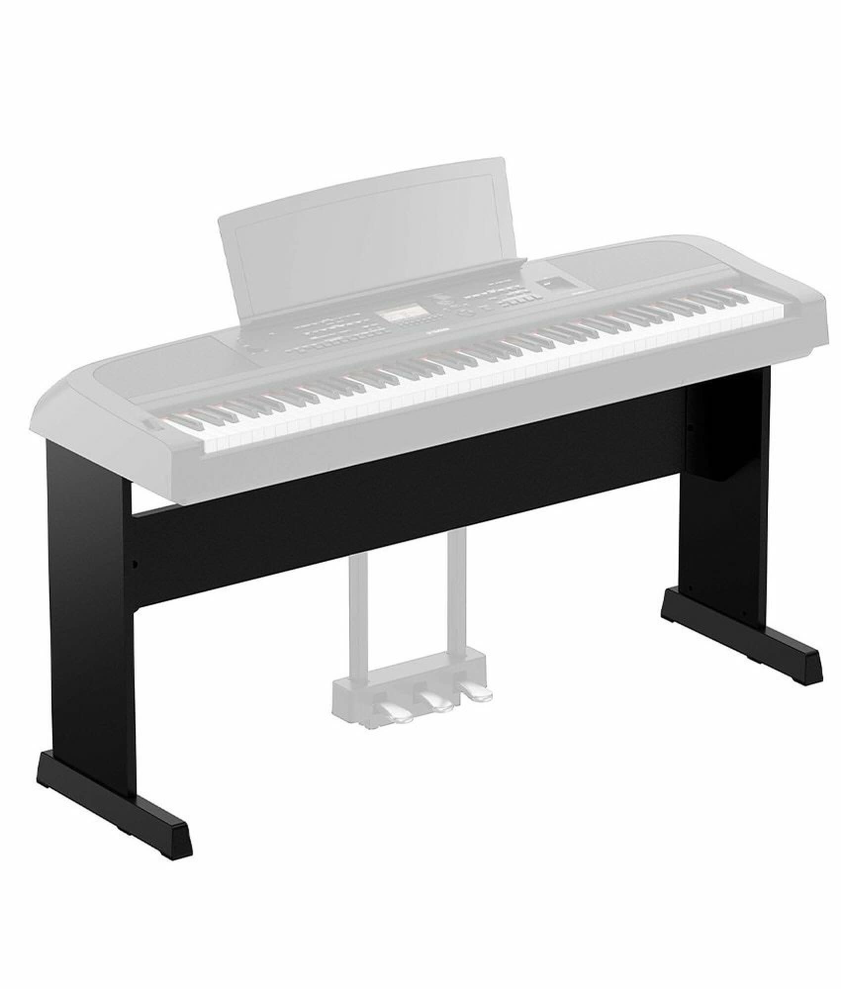 Yamaha L300B Black Wooden Stand for DGX670 and PS500 - Sims Music