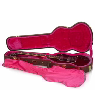 Gator Cases Gator Deluxe Wood Case for Solid-Body Guitars such as Gibson SG®; Vintage  Brown Exterior