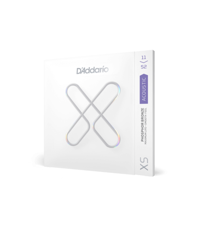 D'Addario XSAPB1152 Acoustic Phosphor Bronze, Custom Light, 11-52