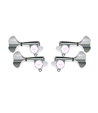 Gotoh Gotoh GB707 Compact Bass Machine Tuner Set, Chrome 2x2