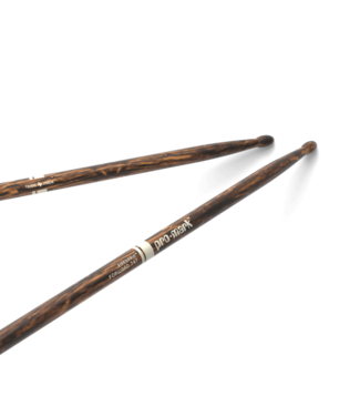 PROMARK ProMark TX747W-FG FireGrain Hickory Drumstick, Oval Wood Tip