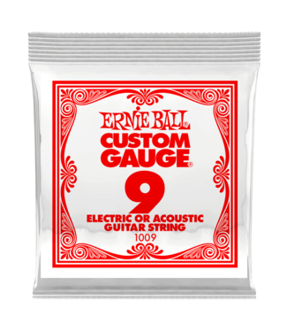 Ernie Ball Ernie Ball .009 Single Plain Steel String