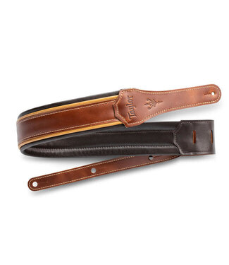 Taylor Taylor 2.5" Century Leather Strap, Medium Brown