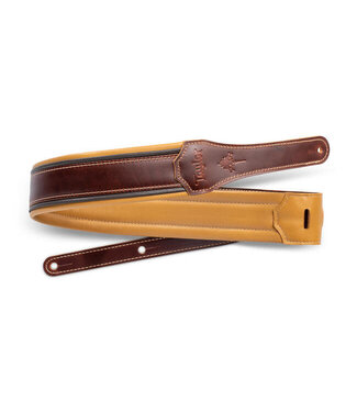 Taylor Taylor 2.5" Ascension Strap, Cordovan Leather, Cordovan, Black, Butterscotch