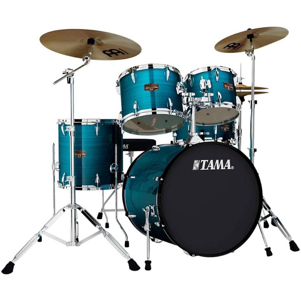 Tama Imperial Star 5pc with Hardware and Cymbals, Hairline Blue 