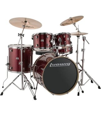 Ludwig Ludwig Element "Evolution" Complete Kit - Red Sparkle