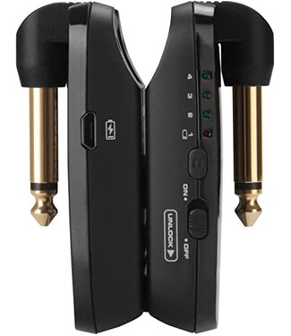 Nux NUX B-2 Plus 2.4Ghz Guitar Wirelss System, Black