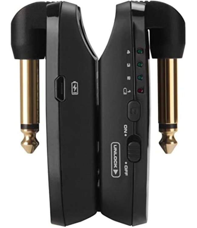 NUX B-2 Plus 2.4Ghz Guitar Wirelss System, Black