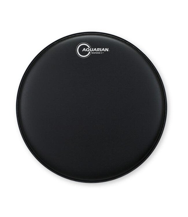 Aquarian 12" Response 2 Black Coated Drum Head