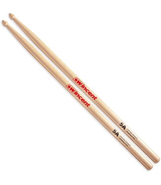 Wincent Wincent 5A Hickory Drumsticks, Wood Tip