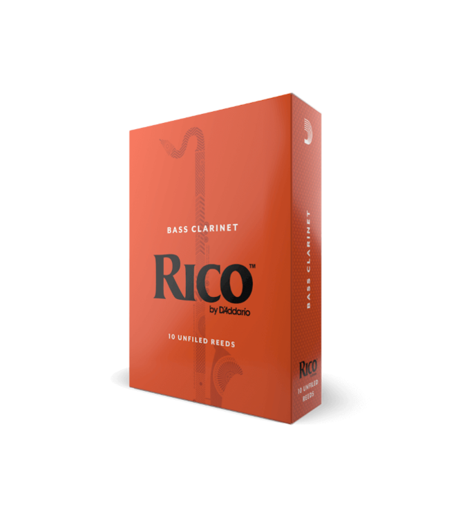 Rico by D'Addario Bass Clarinet Reeds - Strength 2.5, 3 Pack