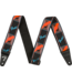 Fender Neon Monogrammed Strap, Blue/Orange