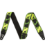Fender Neon Monogrammed Strap, Green/Yellow