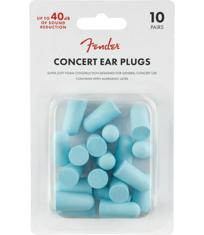 Concert Ear Plugs (10 Pair), Daphne Blue