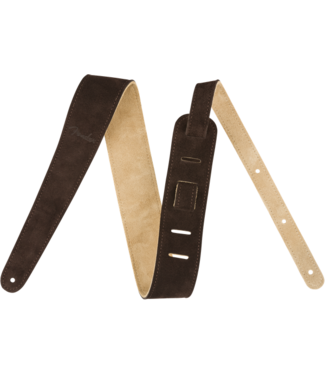 Fender Fender 2" Suede Strap, Brown/Tan, Reversible
