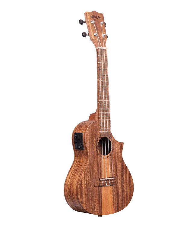Kala Teak Tri-Top Concert Ukulele with Electronics