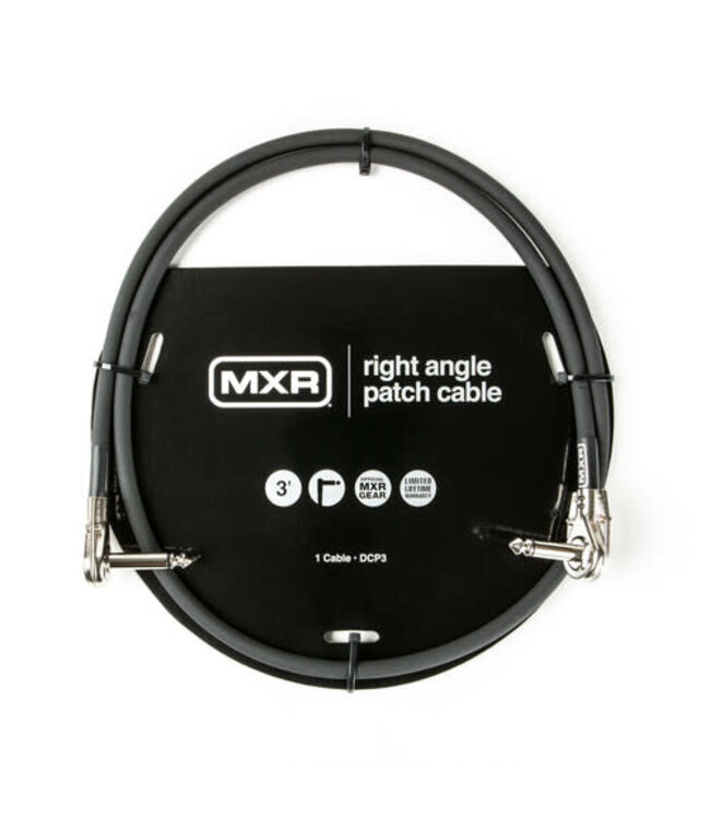 MXR Right Angle Patch Cable - 3 Foot