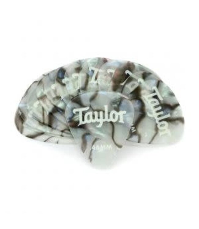 Taylor Celluloid 351 Picks, Abalone, 0.46mm, 12-Pack
