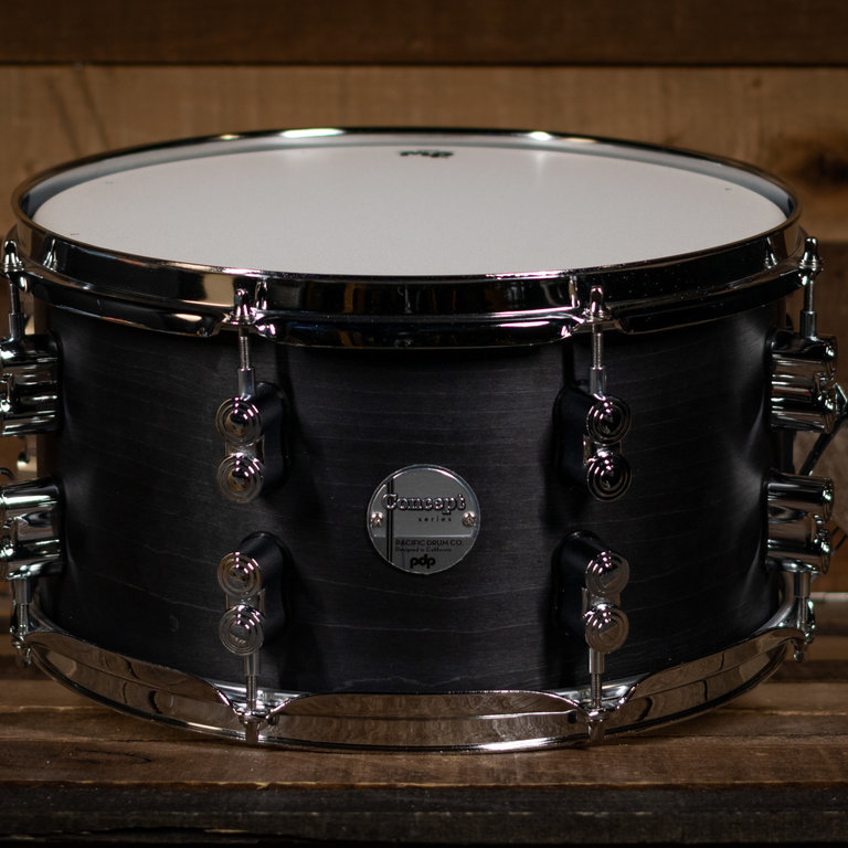 DW PDP Concept Maple Snare Drum 13x7" SNAREDRUM BLACK WAX rullante Caisse Claire 