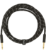 Fender Deluxe Series Instrument Cable, Straight/Straight, Black Tweed - 10 Foot