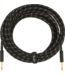 Fender Deluxe Series Instrument Cable, Straight/Straight, Black Tweed - 25 Foot