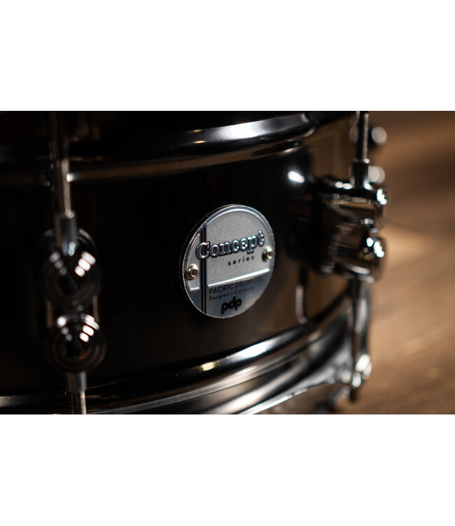 PDP 13" x 6.5" Black Nickel Over Steel Snare Drum