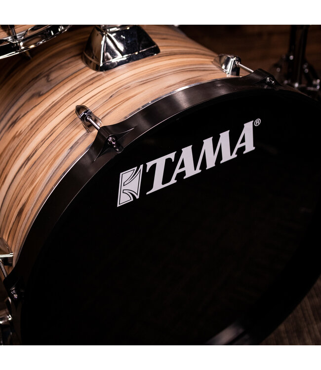 Tama Imperial Star 5 Piece Complete Kit, Natural Zebrawood Wrap