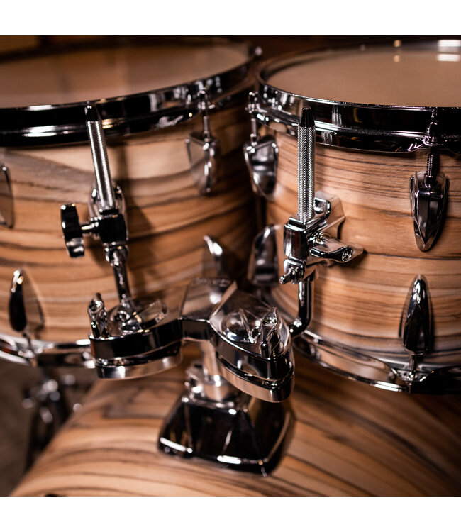 Tama Imperial Star 5 Piece Complete Kit, Natural Zebrawood Wrap