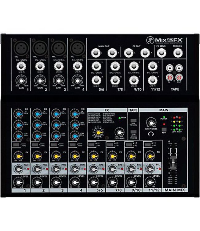 Mackie Mackie 12-Channel Compact Mixer w/ FX