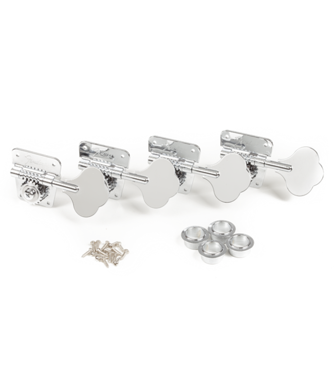Fender Pure Vintage '70s Bass Tuning Machines, Nickel/Chrome, (4)