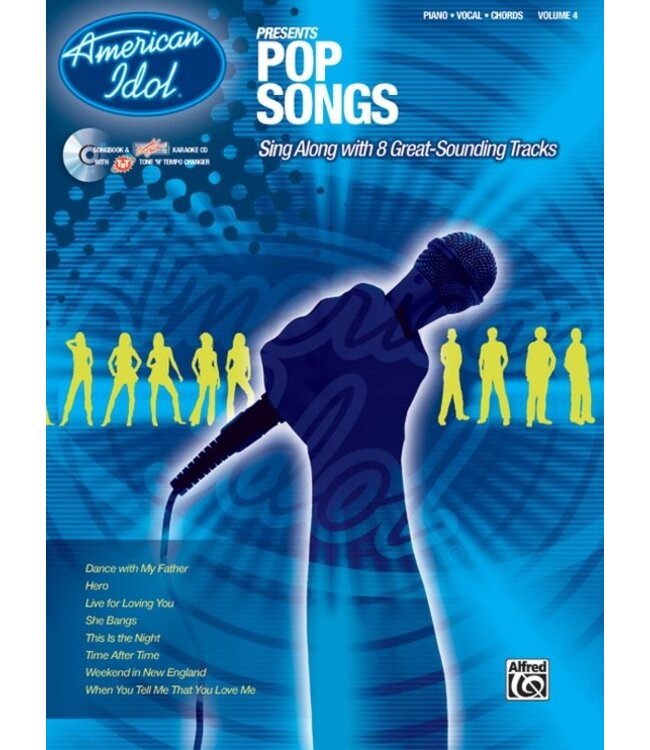 Alfred American Idol Presents Pop Songs Song Book PVG- No CD