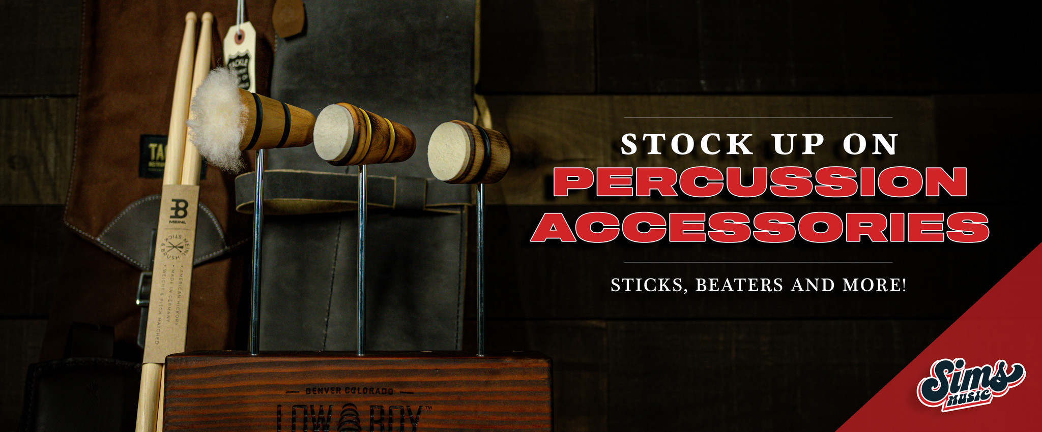 Stock up on Percussion Accesories!