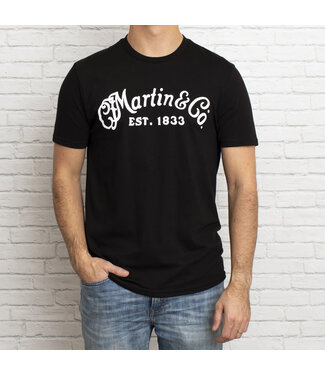Martin Martin Classic Solid Logo T-Shirt, Black X-Large