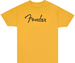Encyclopedia koloni argument Fender® Spaghetti Logo T-Shirt, Butterscotch, XX-Large - Sims Music