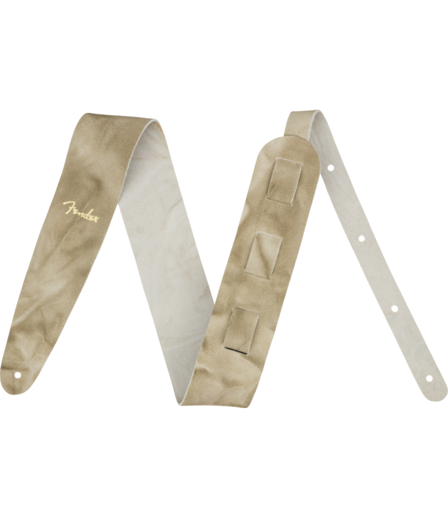 Fender Fender Tie Dye Leather Strap, Natural